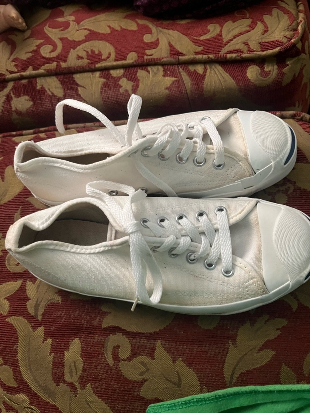 Converse Low-Top White Canvas Lace-Up Sneakers